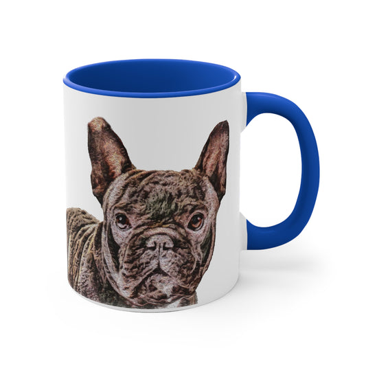 French Bulldog Accent Coffee Mug, 11oz