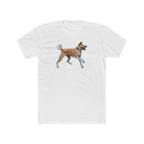 Korean Jindo Men's Fitted Cotton Crew Tee