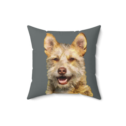 Portuguese Podengo Spun Polyester Throw Pillow
