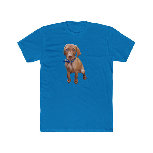 Vizsla  'Augie' Men's Cotton Crew Tee