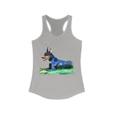 Doberman Pinscher Women's Racerback Tank