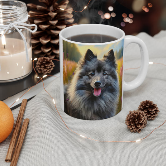 Keeshond Ceramic Mug - 11oz