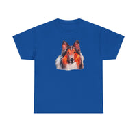 Rough Coated Collie - Unisex Heavy Cotton Tee