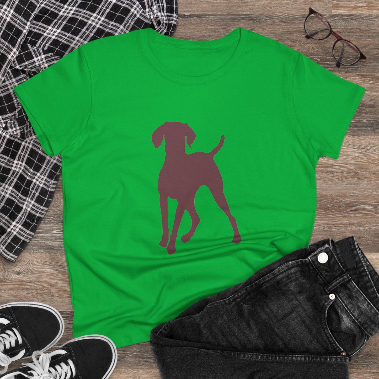 Hungarian Vizsla Women's Midweight Cotton Tee