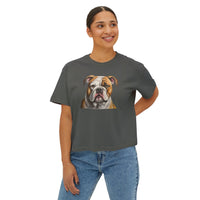American Bulldog Women's Oversized Boxy Tee