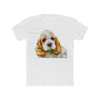 Cocker Spaniel 'Hogan' Men's Fitted Cotton Crew Tee