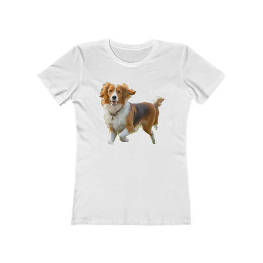 Nederlandse Kooikerhondje  - Women's Slim Fit Ring-spun Cotton Tee