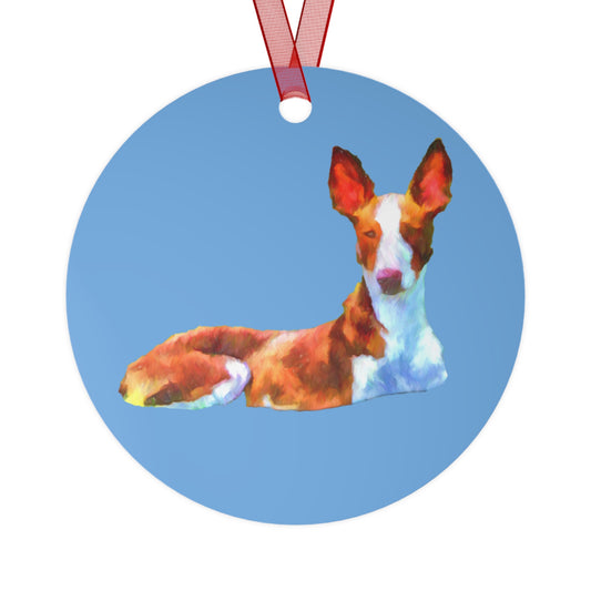 Ibizan Hound Metal Ornaments: Celebrate Your Loyal Companion