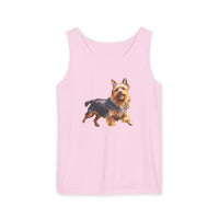 Australian Terrier Unisex Relaxed Fit Garment-Dyed Tank Top