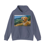 Golden Retriever Artistic Painting Unisex 50/50 Hooded Sweatshirt