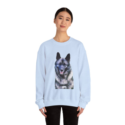 Norwegian Elkhound - Unisex 50/50 Crewneck Sweatshirt