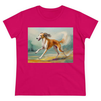Saluki Women's Midweight Cotton Tee
