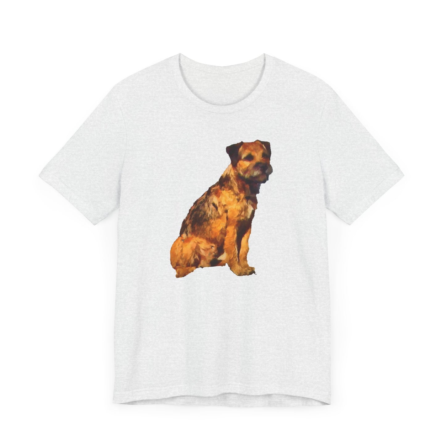 Charming Border Terrier 'Andrew' Unisex Tee
