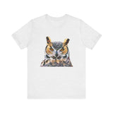 Great Horned Owl 'Hooty' - Unisex Jersey Short Sleeve Tee