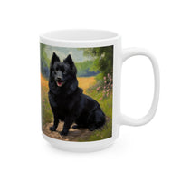 Schipperke Ceramic Coffee Mug - 11oz & 15oz, Perfect Gift for Dog Lovers