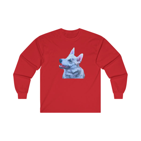 Norwegian Buhund Cotton Long Sleeve Tee