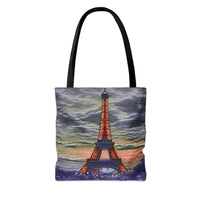 'Eiffel Tower Sunset' -  Tote Bag