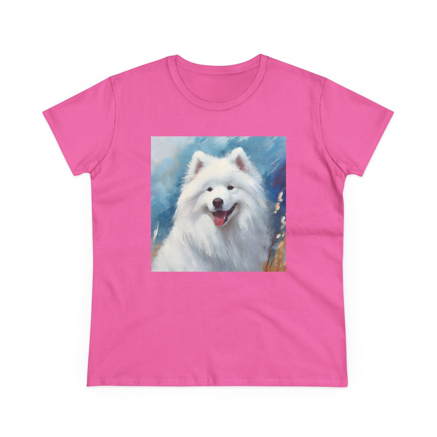 Samoyed Women's Midweight Cotton Tee