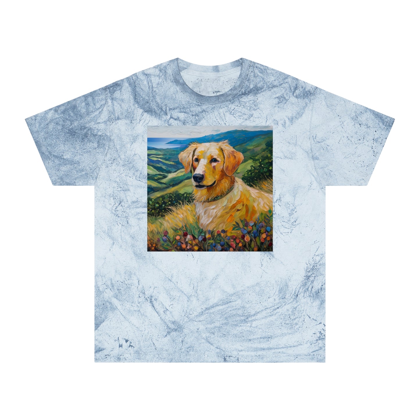 Golden Retriever #3 - Classic Color Blast T-Shirt