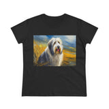 Old English Sheepdog Women's Midweight Cotton Tee