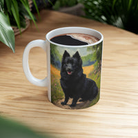 Schipperke Ceramic Coffee Mug - 11oz & 15oz, Perfect Gift for Dog Lovers