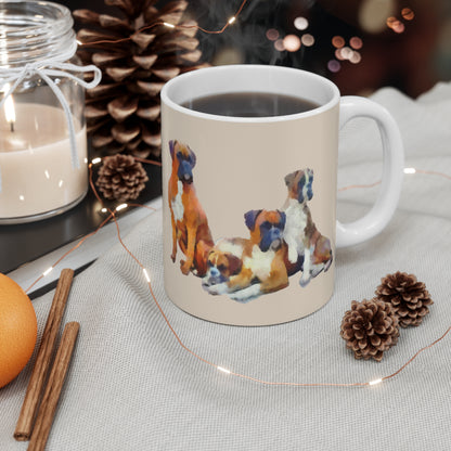 Boxer Quartet - 11oz Ceramic Mug