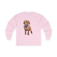 Vizsla 'Augie' Unisex Cotton Long Sleeve Tee