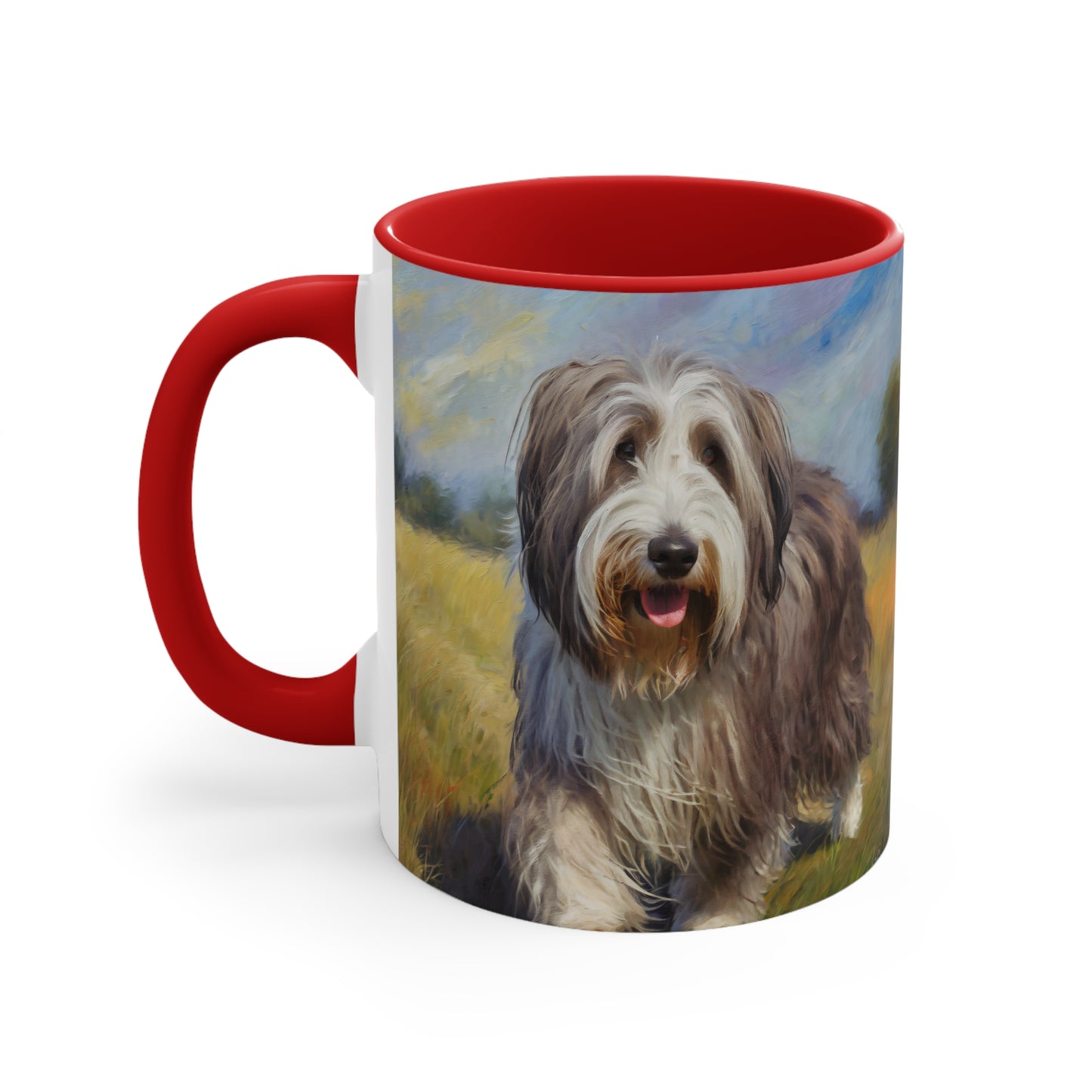 Bearded Collie 11oz Ceramic Accent Mug