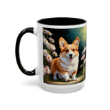 Welsh Corgi Puppy - Accent Coffee Mug