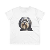 Tibetan Terrier Women's Midweight Cotton Tee