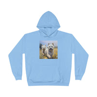 Cairn Terriers  -  Unisex Cotton Blend Fleece Lined Hoodie Sweatshirt