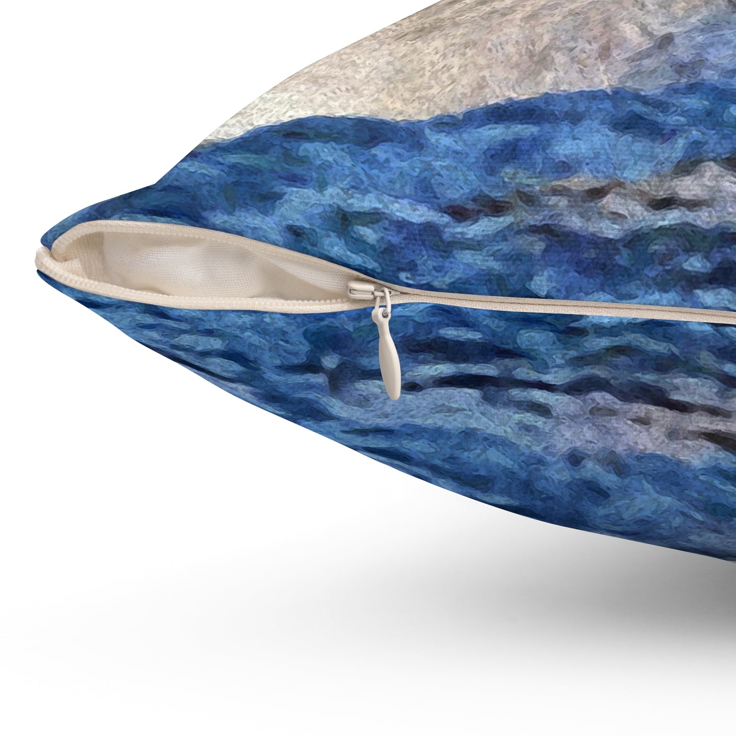 Whale 'Leviathan' Spun Polyester Throw Pillow