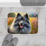 Keeshond Bathroom Rug Mat