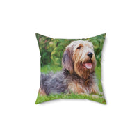 Otterhound  -  Spun Polyester Throw Pillow