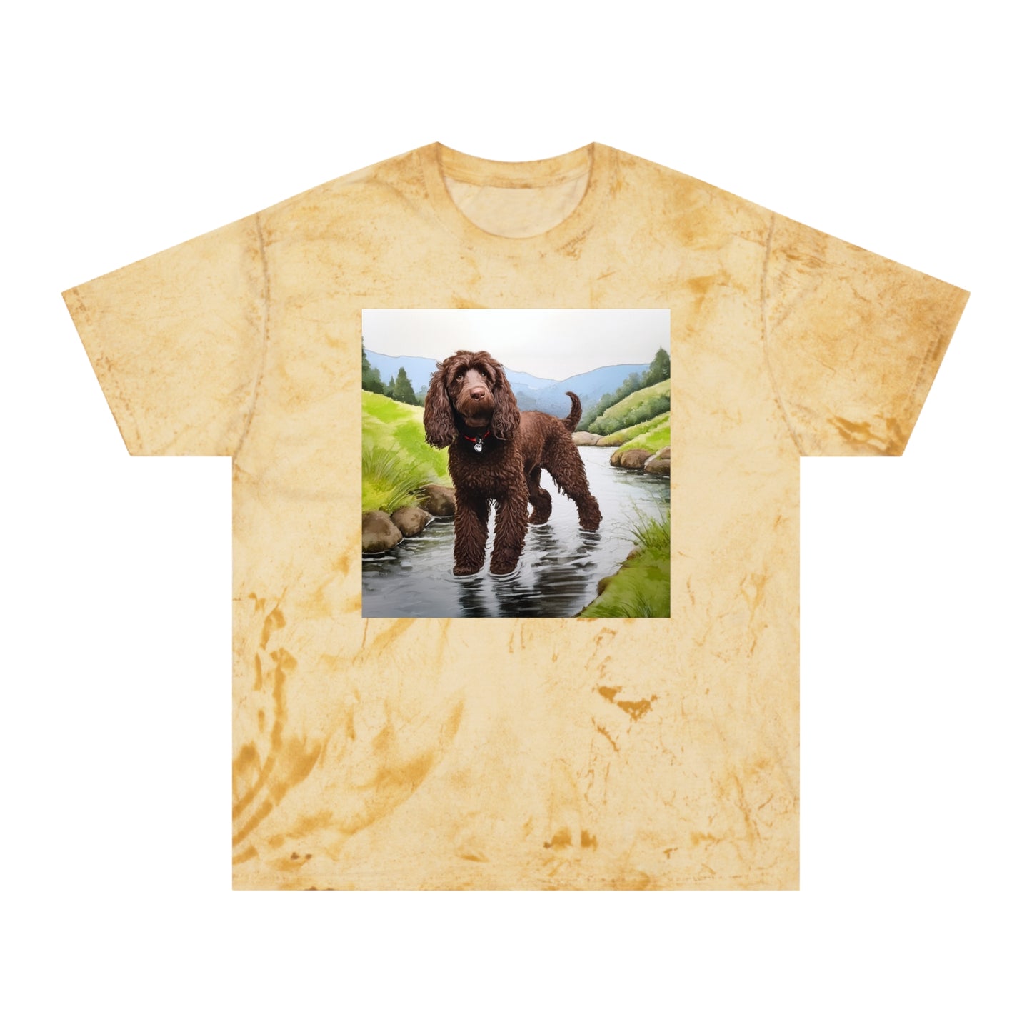 Irish Water Spaniel Unisex Color Blast T-Shirt
