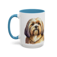 Lhasa Apso Accent Coffee Mug - 2 Sizes