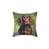 Boykin Spun Polyester Throw  Pillow