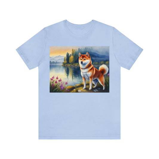 Shiba Inu -  Classic Jersey Short Sleeve Tee