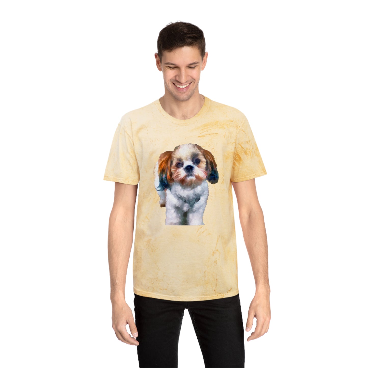 Shih-Tzu Unisex Cotton Color Blast T-Shirt
