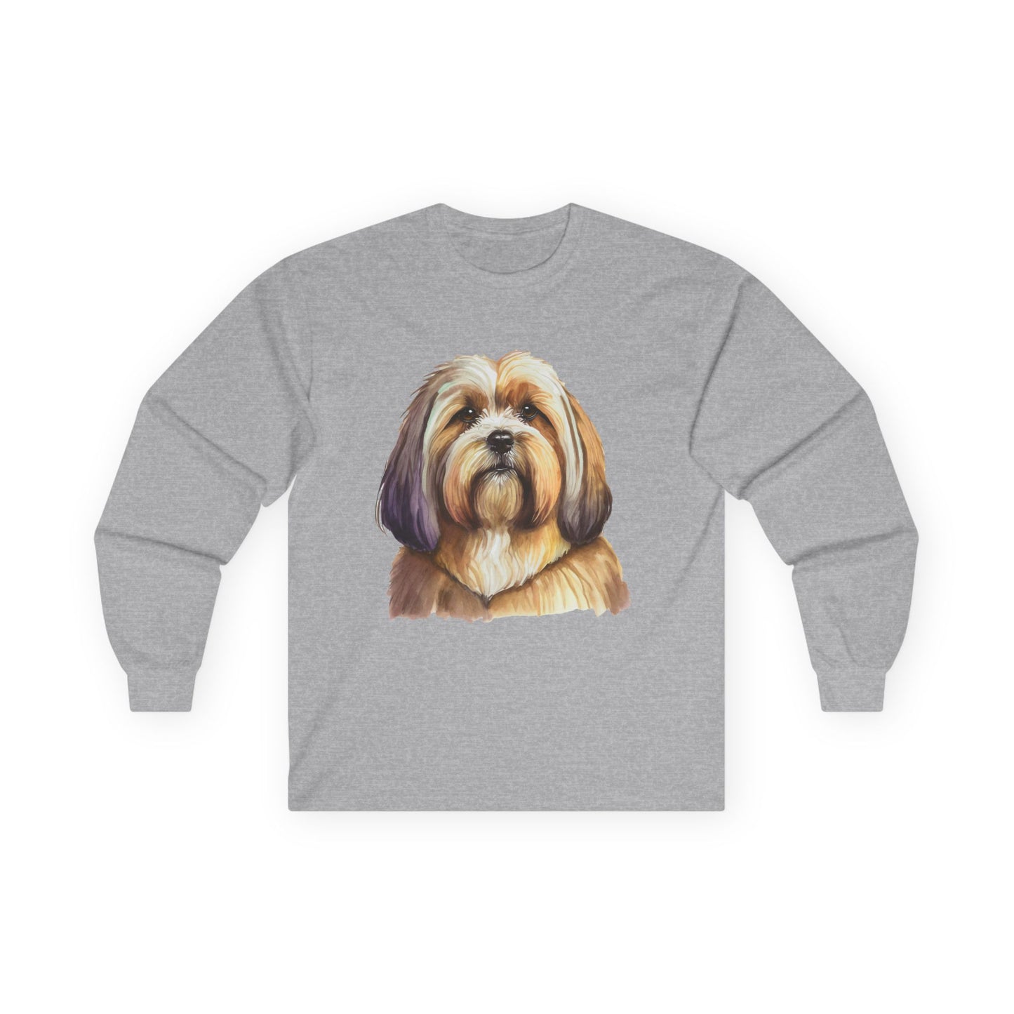Lhasa Apso Unisex Cotton Long Sleeve Tee
