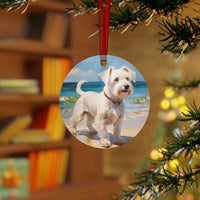 Sealyham Terrier - Christmas Tree Metal Ornaments