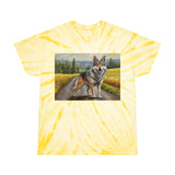 Czechoslovakian Vlciak Wolfdog Classic Tie-Dye Tee, Cyclone