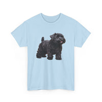 Black Russian Terrier Unisex Heavy Cotton Tee