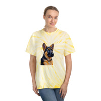 German Shepherd Puppy Classic Tie-Dye Tee, Cyclone