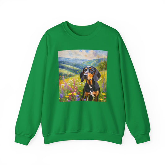 Black & Tan Coonhound Unisex 50/50 Crewneck Sweatshirt