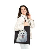 Samoyed Cotton Canvas Tote Bag