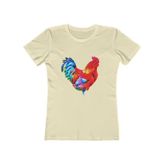 Rooster 'Craw' - -  Women's Slim Fit Ringspun Cotton T-Shirt