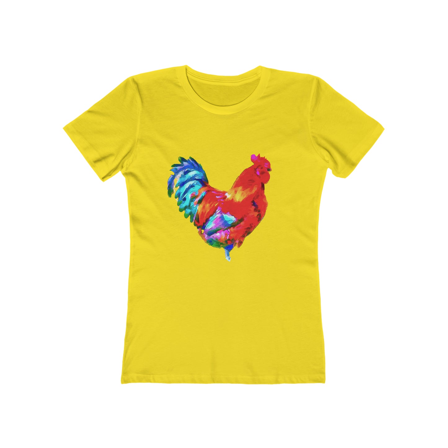Rooster 'Craw' - Women's Slim Fit Ringspun Cotton T-Shirt