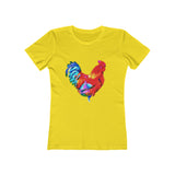 Rooster 'Craw' - Women's Slim Fit Ringspun Cotton T-Shirt