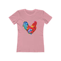 Rooster 'Craw' - -  Women's Slim Fit Ringspun Cotton T-Shirt